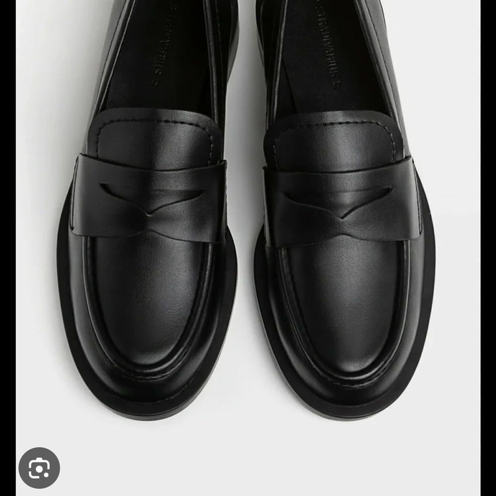 Black Leather Loafers